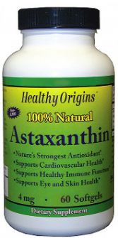 Astaxanthine 4mg Healthy Origins